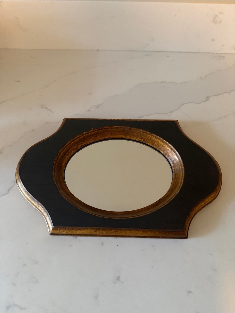 Vintage Wood Frame Mirror